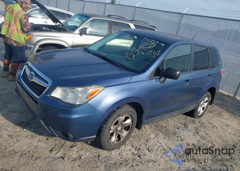 2014 Subaru Forester 2.5I from USA, damaged, VIN JF2SJAAC1EH465613